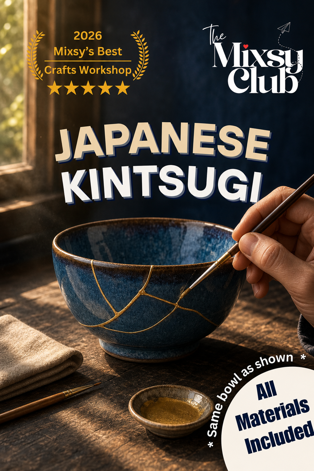Japanese Kintsugi workshop in Powai, Mumbai
