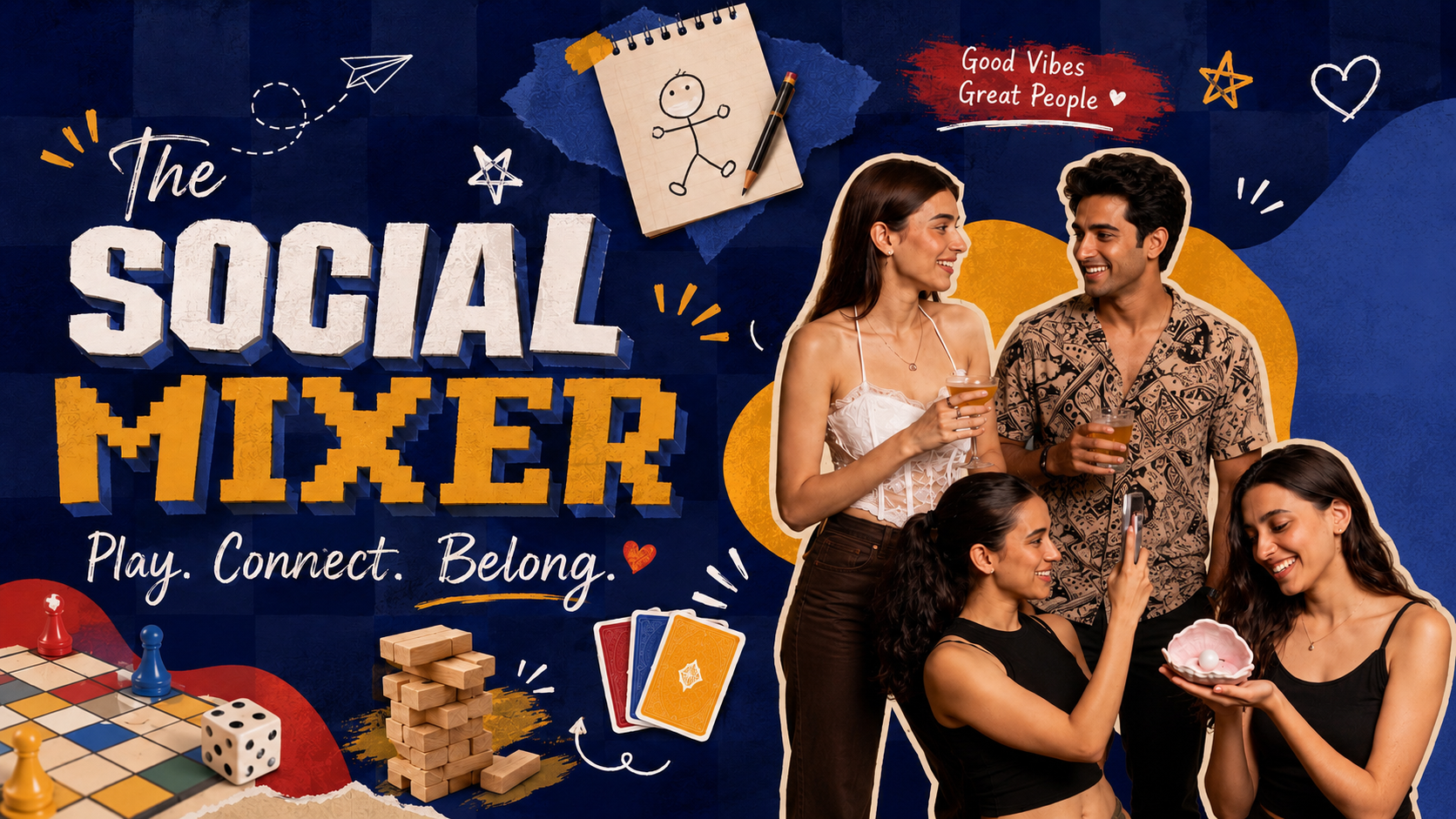 The Social Mixer — Play. Connect. Belong.
